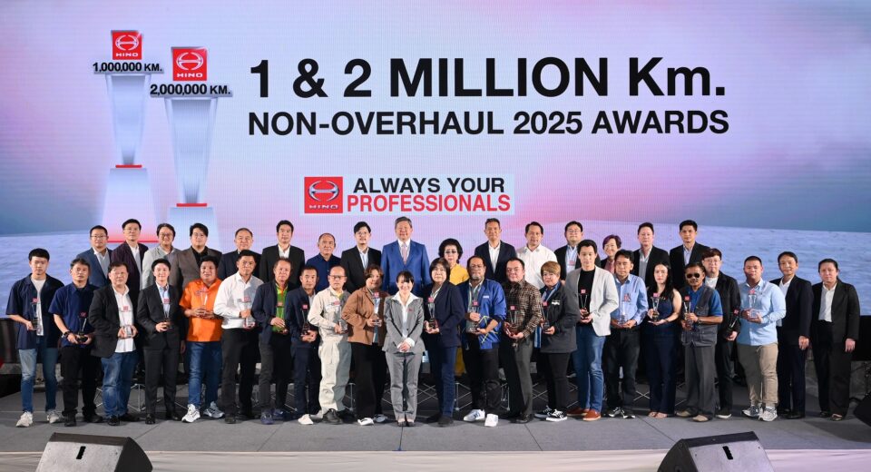 Hino Reinforces Its Truck Quality by Hosting the “1 & 2 Million Kilometers Non-Overhaul 2025 Awards”