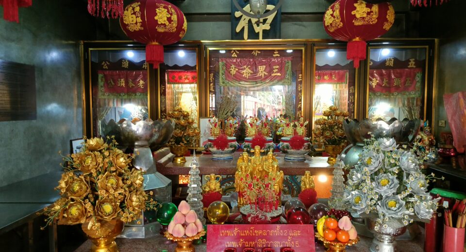 ‘จ่าง แซ่ตั้ง’ กับภาพวาดทวารบาลศาลเจ้าสำปาย้า